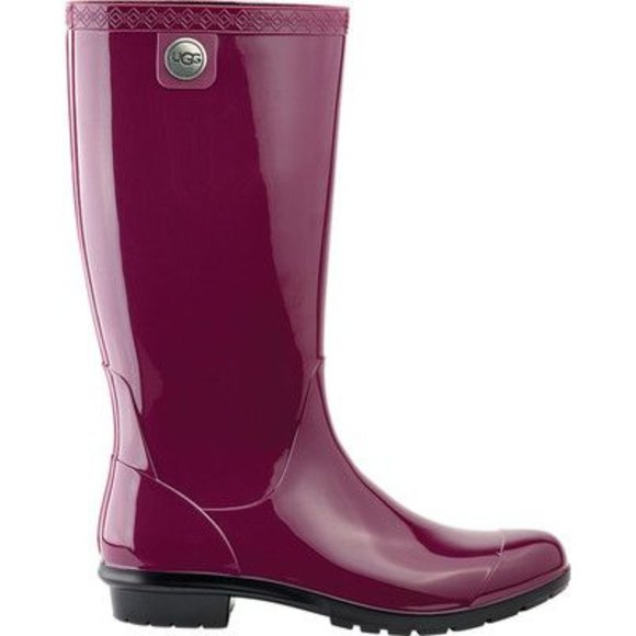UGG Shaye Rain Boots Womens Size 6 Purple Shoes Boots - Picture 1 of 8